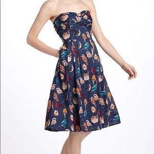NWOT Anthropologie Maeve Native Birds Dress